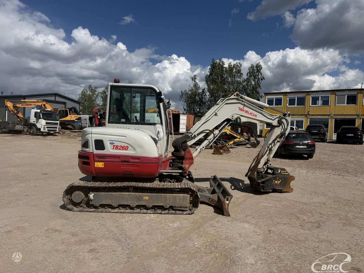 Takeuchi TB260 TMK300, ekskavatoriai
