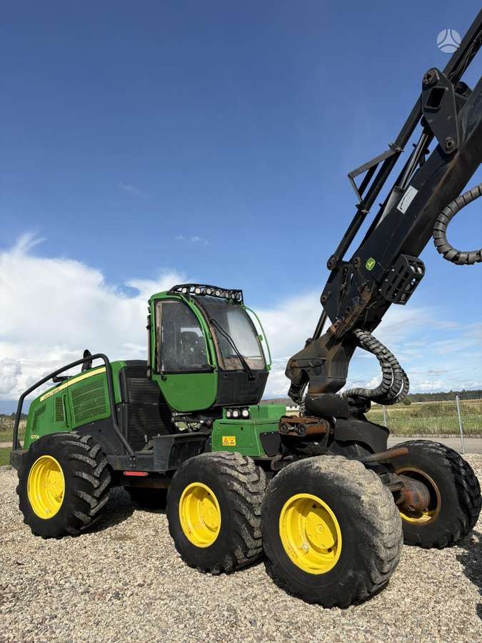 John Deere 1270E, харвестеры
