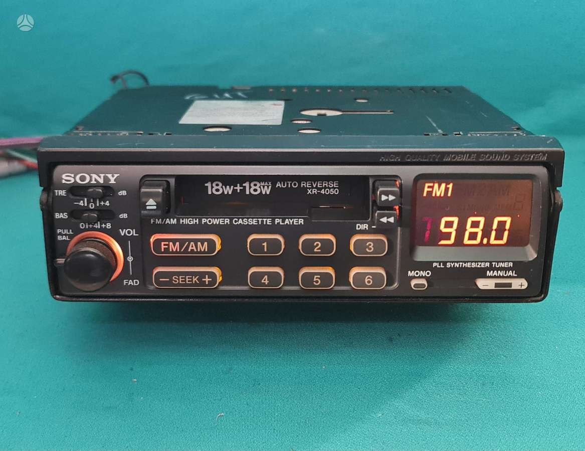 Sony Xr-4050, cassette players