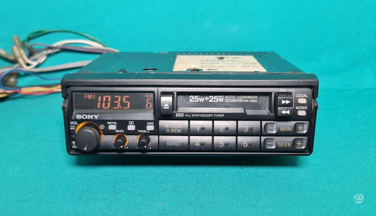 Sony Xr-7050, cassette players