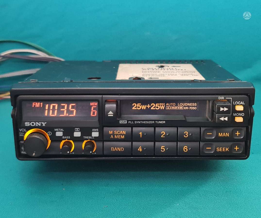 Sony Xr-7050, cassette players