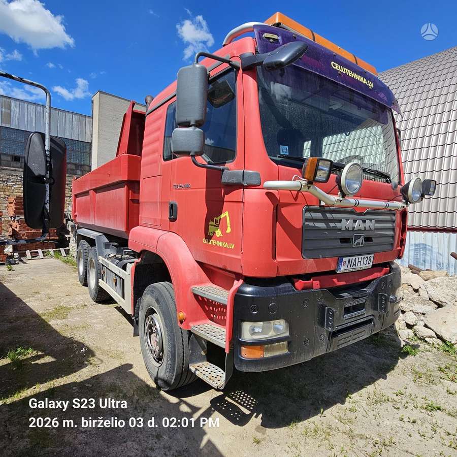 MAN TGA  26.480   6x4, dumpers / tippers