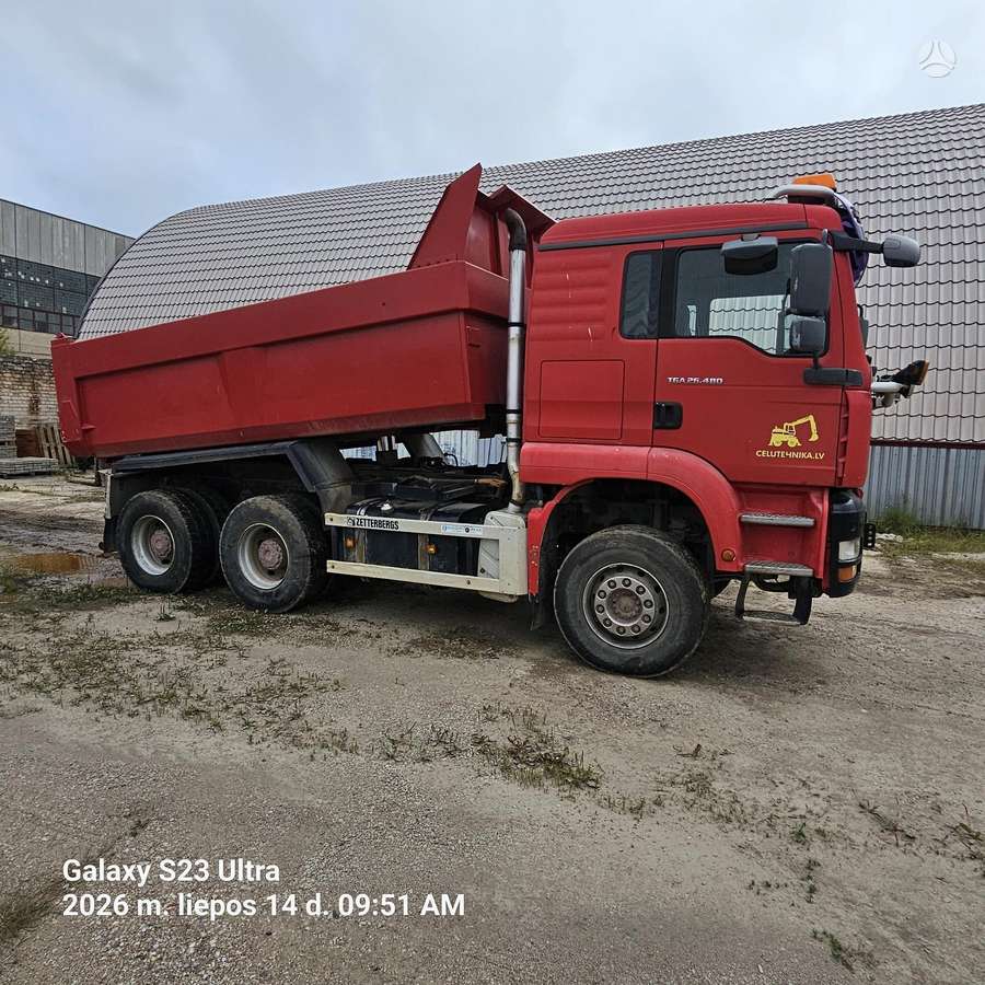 MAN TGA  26.480   6x4, dumpers / tippers