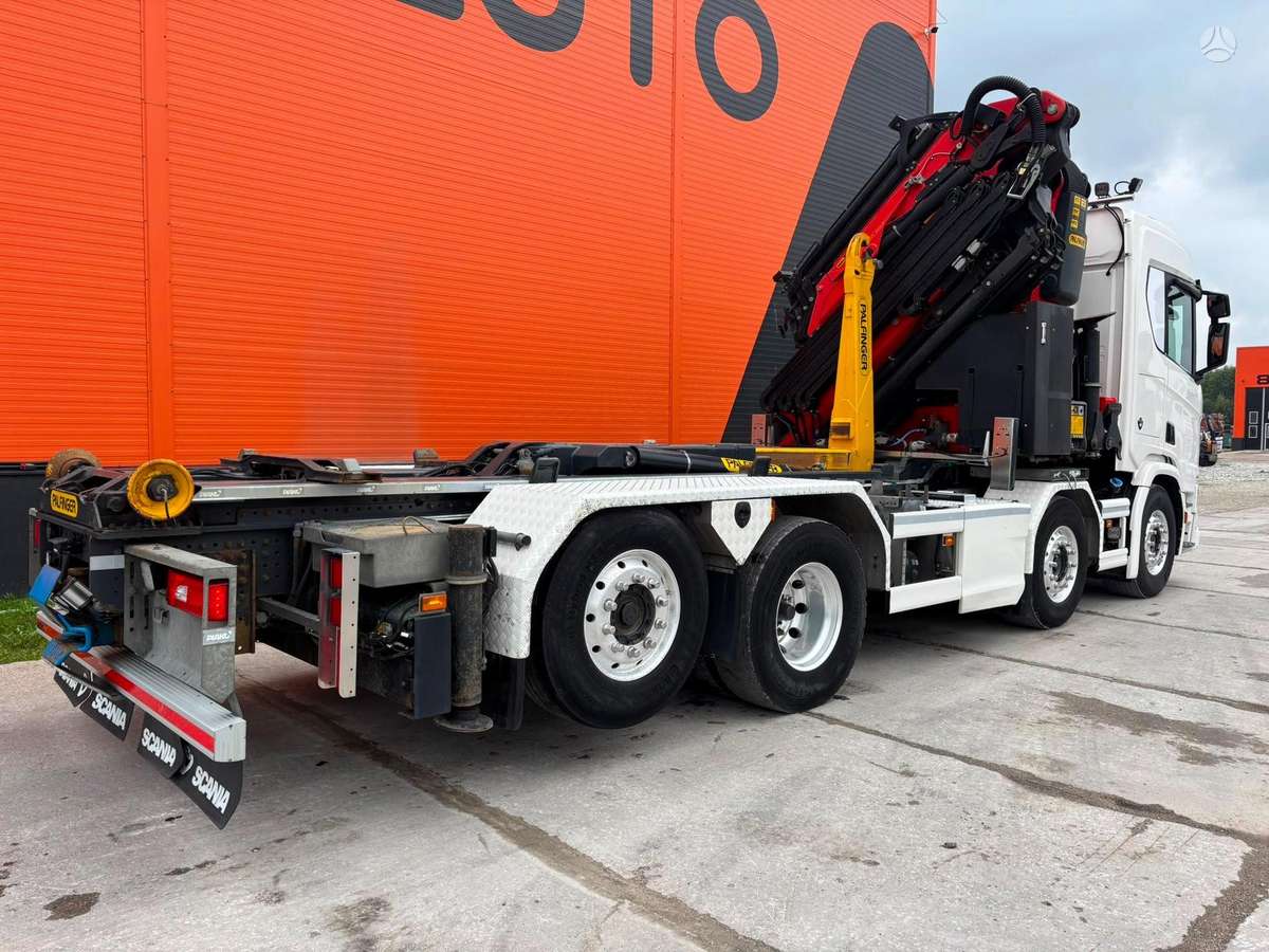 Scania R 580 8x2*6, hooklift trucks
