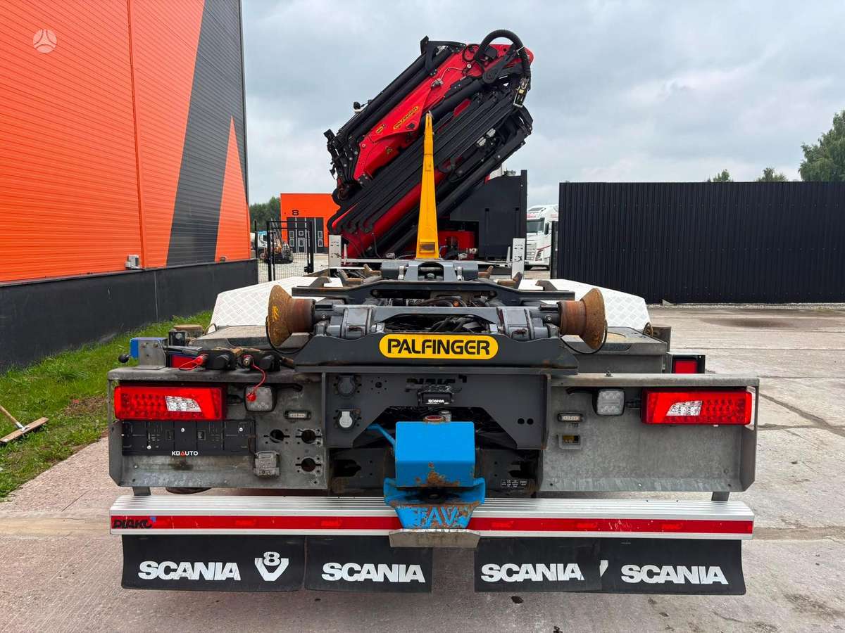 Scania R 580 8x2*6, hooklift trucks