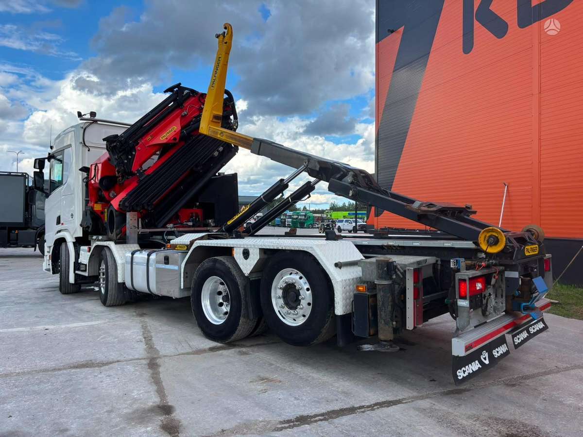 Scania R 580 8x2*6, hooklift trucks