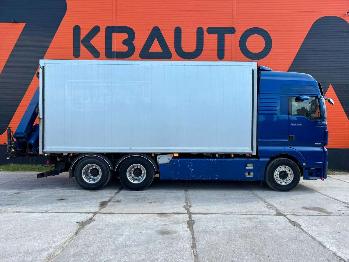 MAN TGX 26.580 6x4, с краном