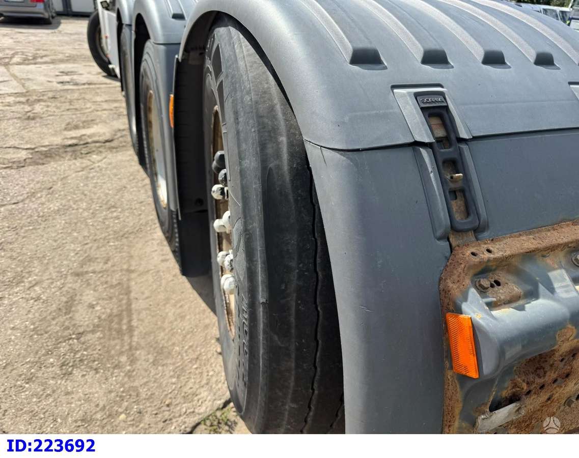 Scania R730 8x4 Steering Axle, шасси