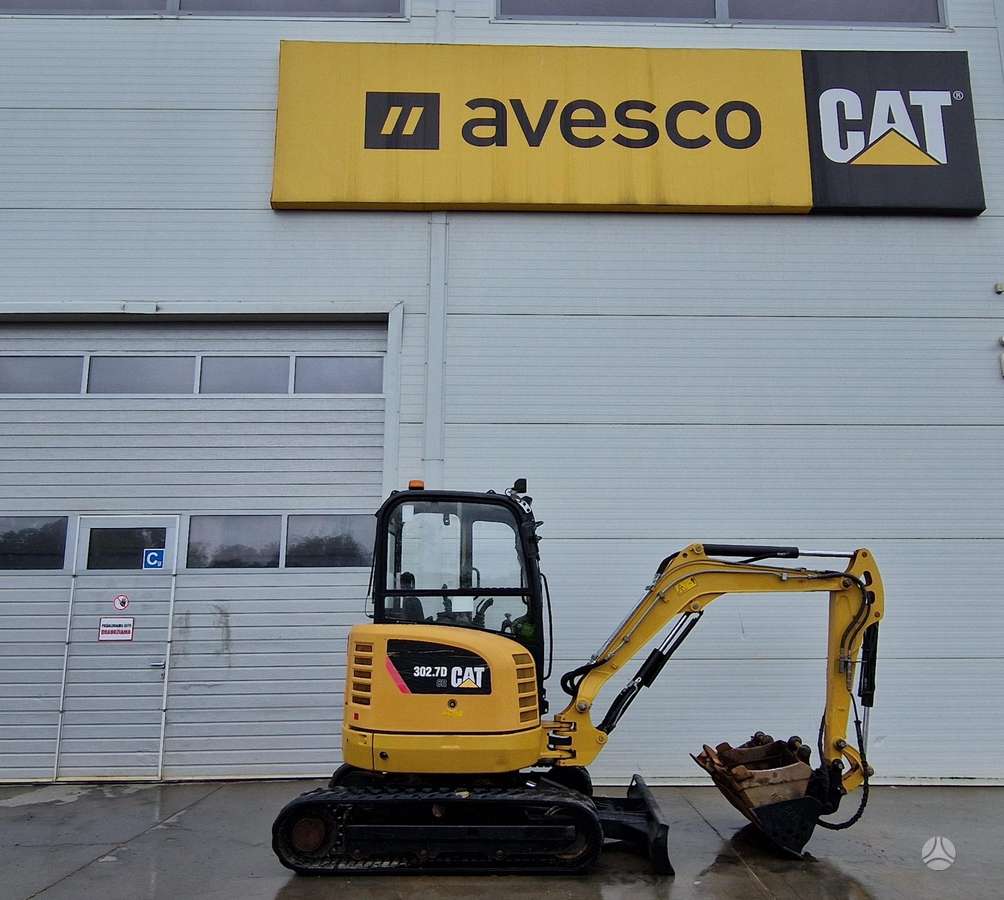 Caterpillar 302.7, мини-экскаваторы