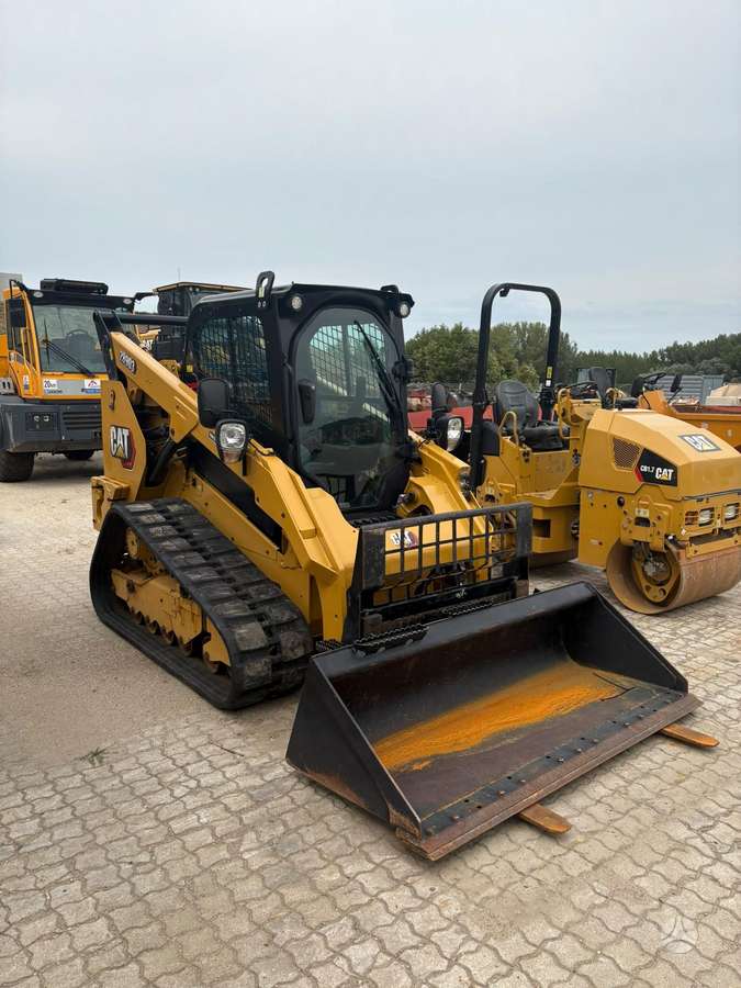 Caterpillar 289D, mini krautuvai