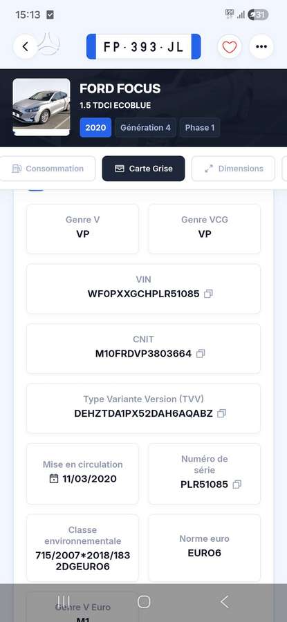 Ford Focus, 1.5 l., Универсал
