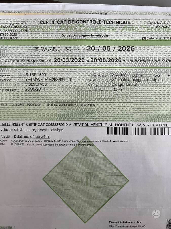 Volvo V50, 1.6 l., Универсал
