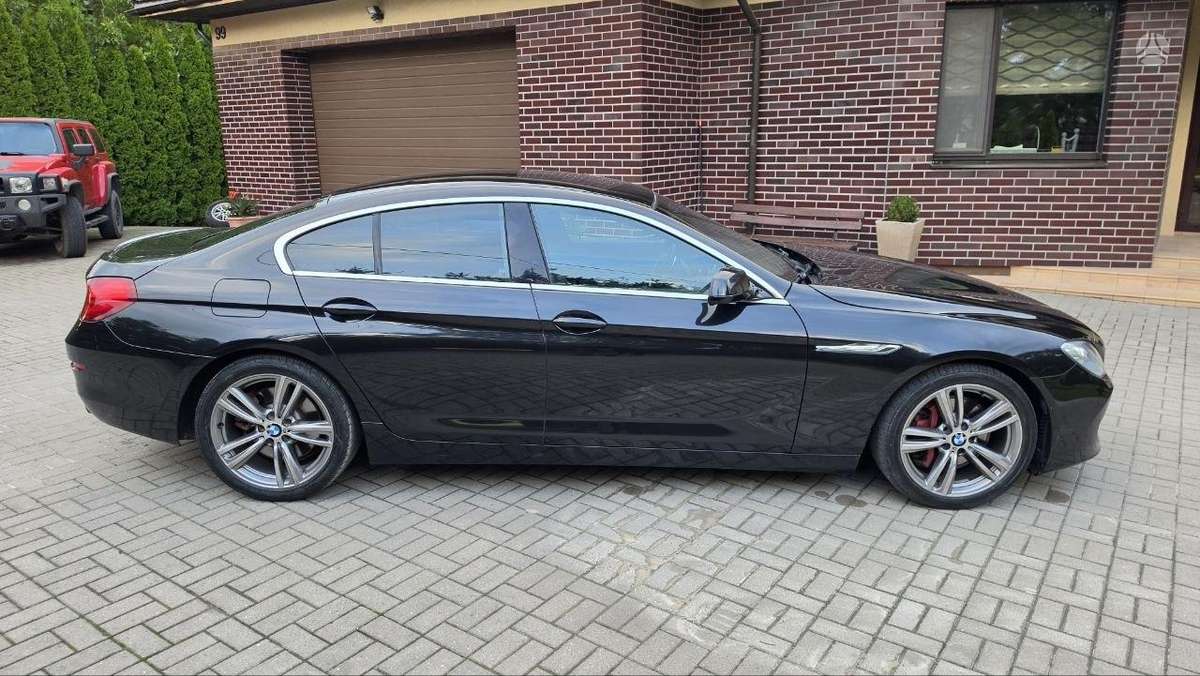 BMW 640 Gran Coupe, sedanas