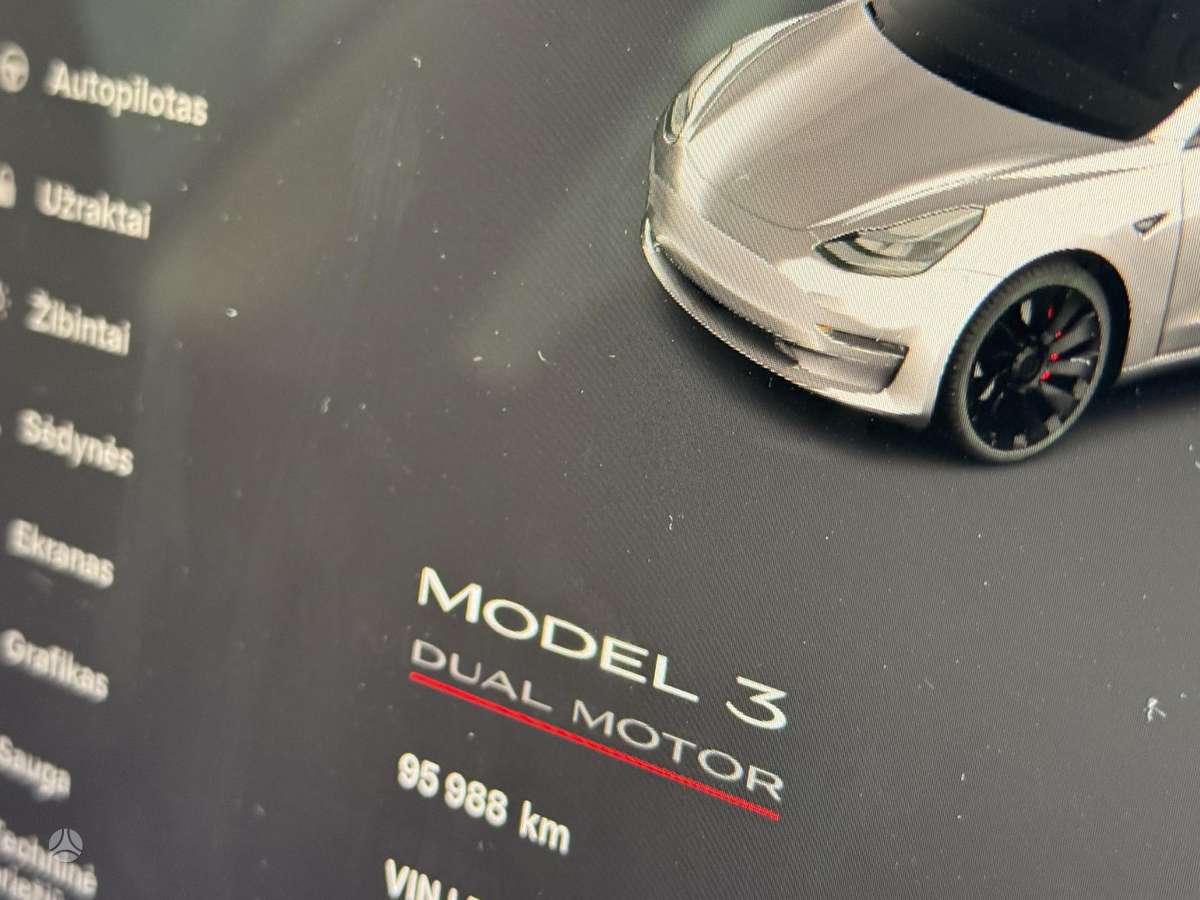 Tesla Model 3, 82 kWh, sedanas