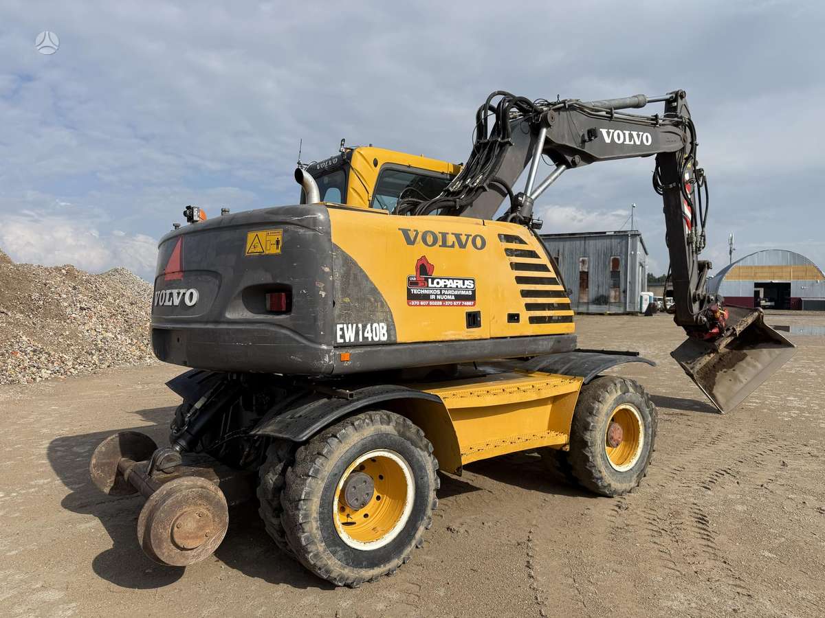 Volvo EW 140 B , ROTOTILT + RAILWAY, экскаваторы