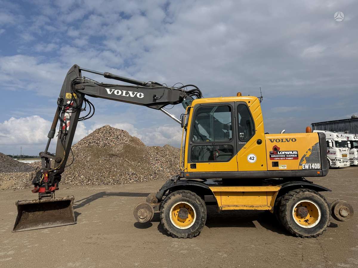 Volvo EW 140 B , ROTOTILT + RAILWAY, экскаваторы
