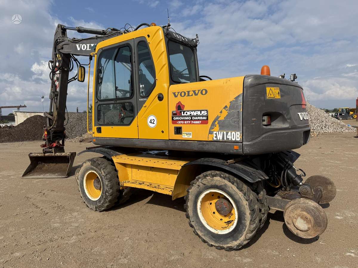 Volvo EW 140 B , ROTOTILT + RAILWAY, экскаваторы