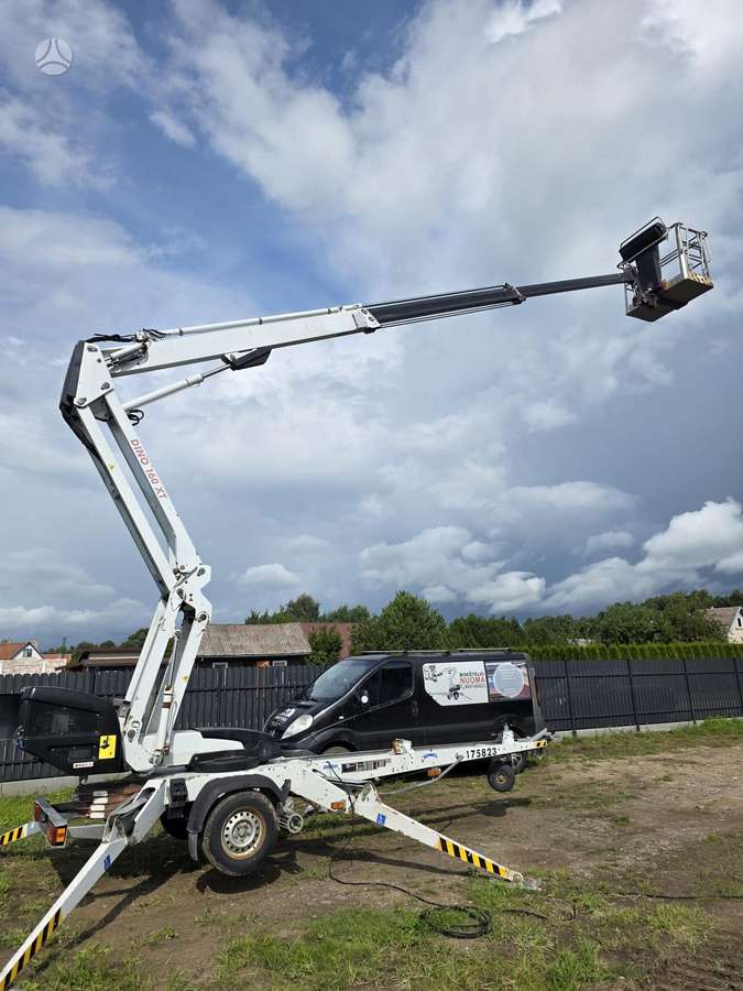 Dino 160XT, alkūniniai keltuvai