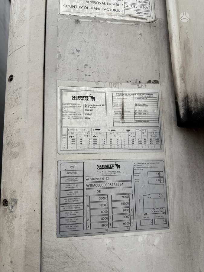 Schmitz SCB*S3B / Doppelstock-Doubledeck, refrigerated