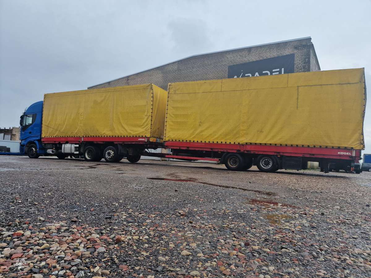 Iveco Stralis, bortiniai su tentu