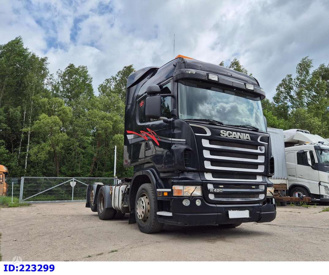 Scania R420 6x2 MANUAL, double sleeper
