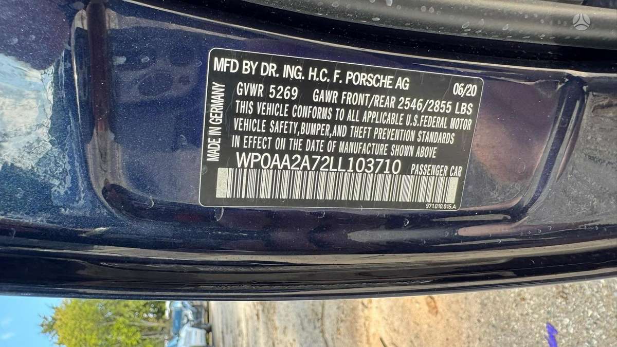 Porsche Panamera, 2.9 l., hatchback