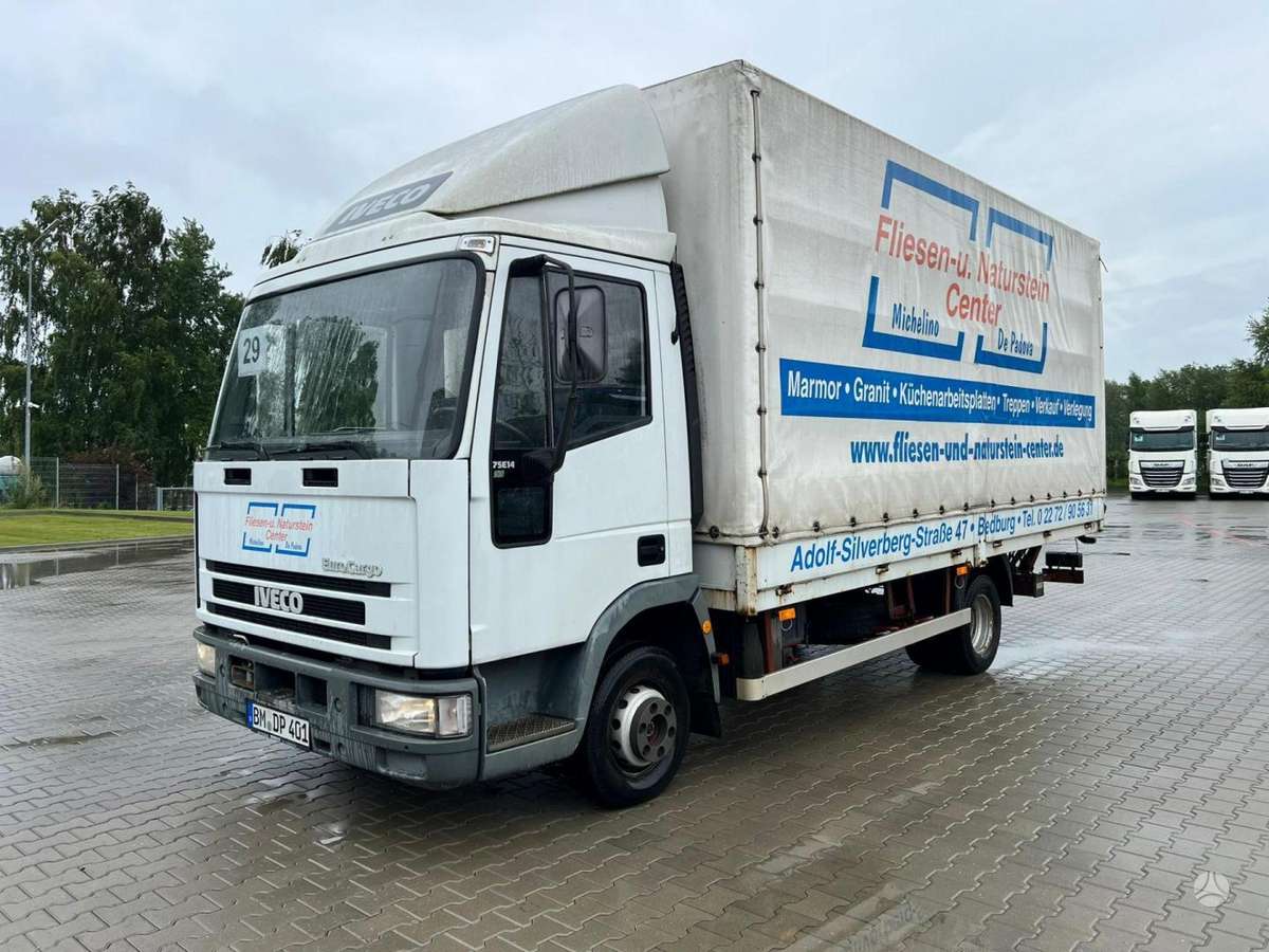 Iveco ML 75E, bortiniai su tentu
