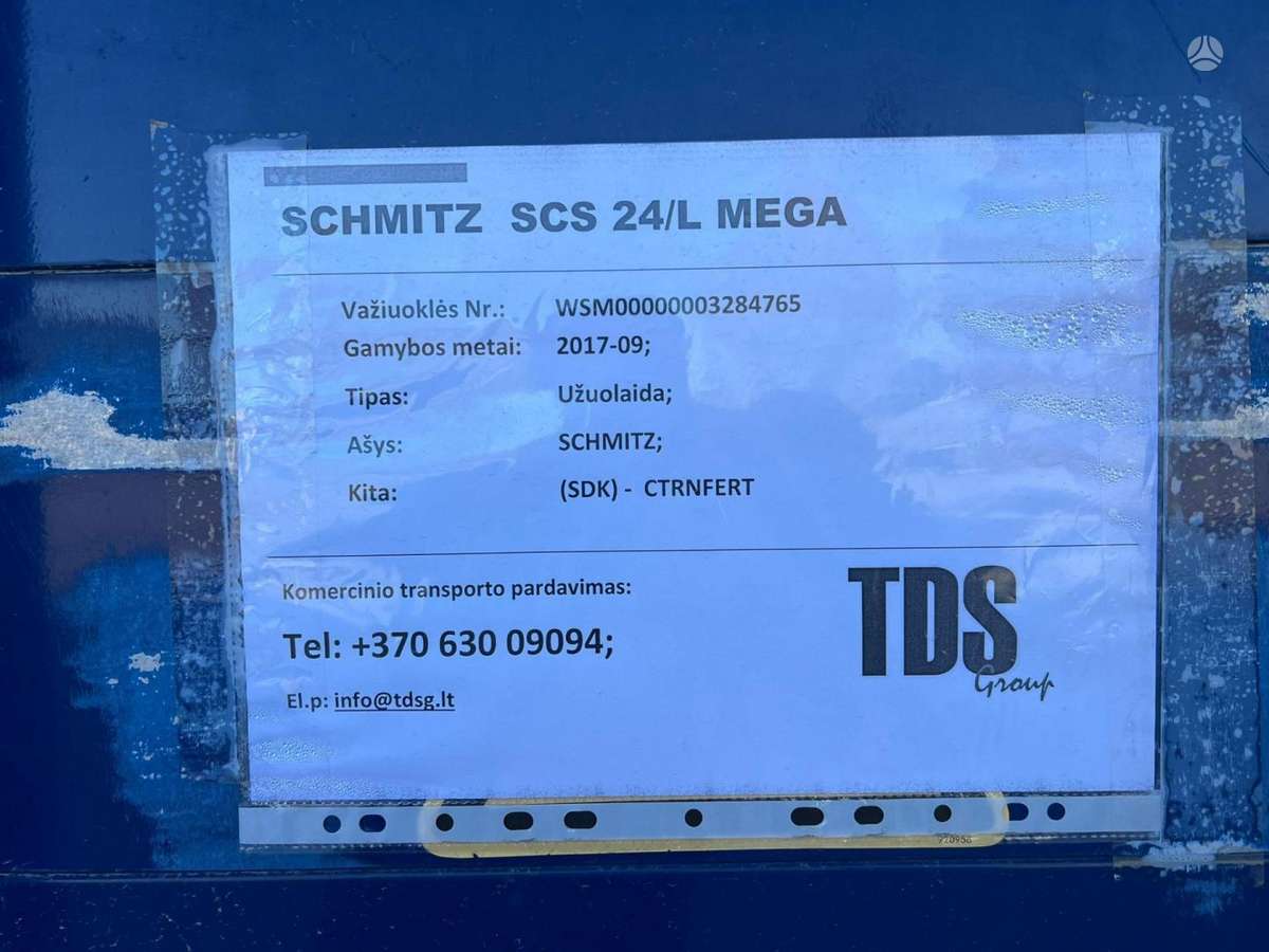 Schmitz SCS 24/L MEGA, užuolaidinės / tentinės