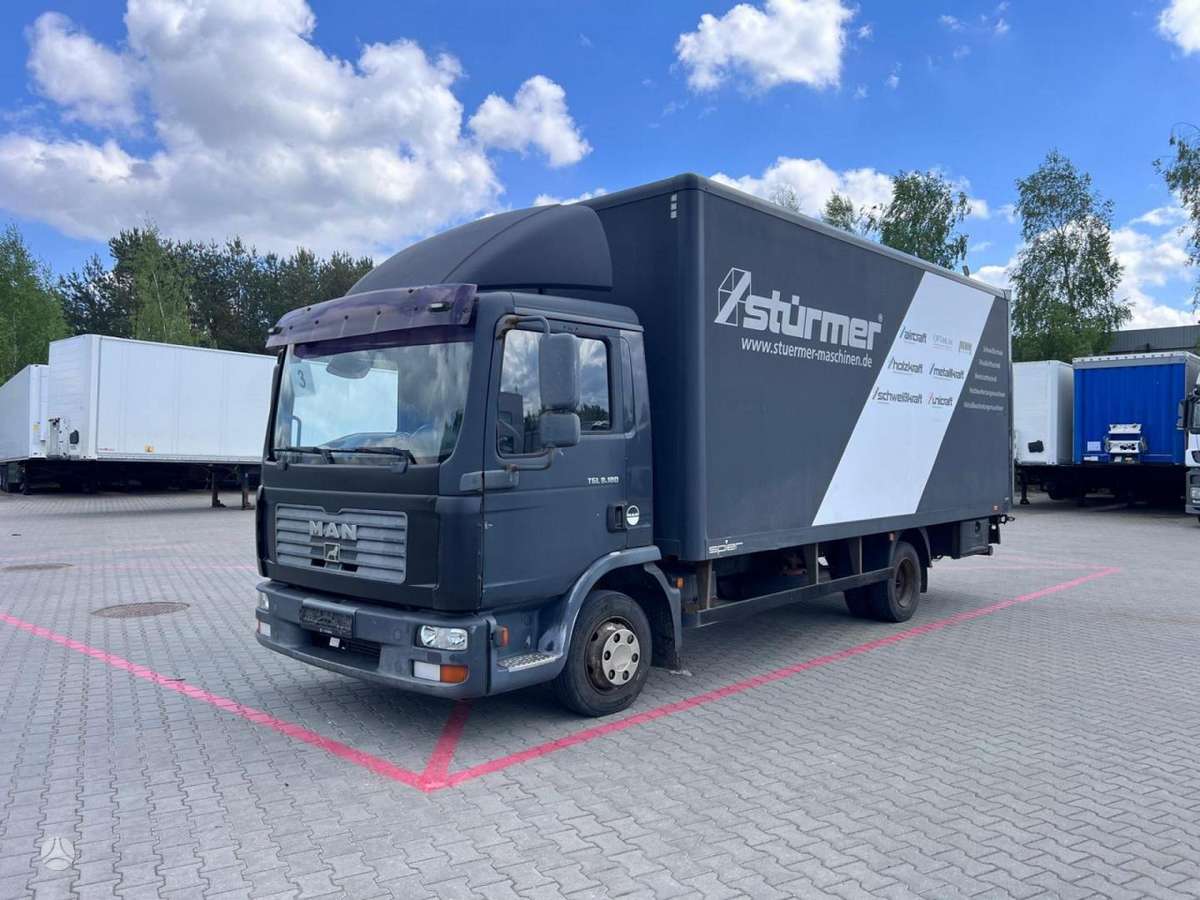 MAN TGL 8.180, box trucks / box vans