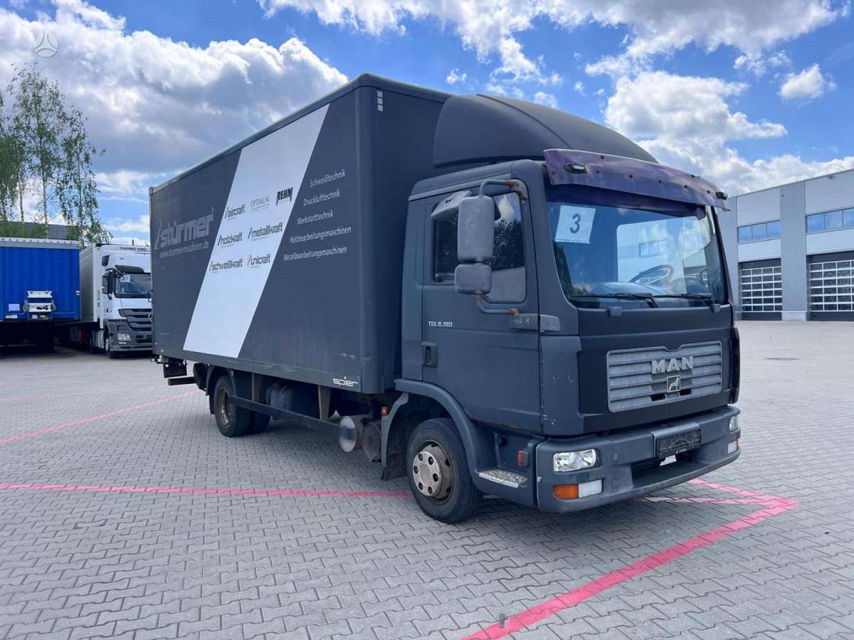 MAN TGL 8.180, box trucks / box vans