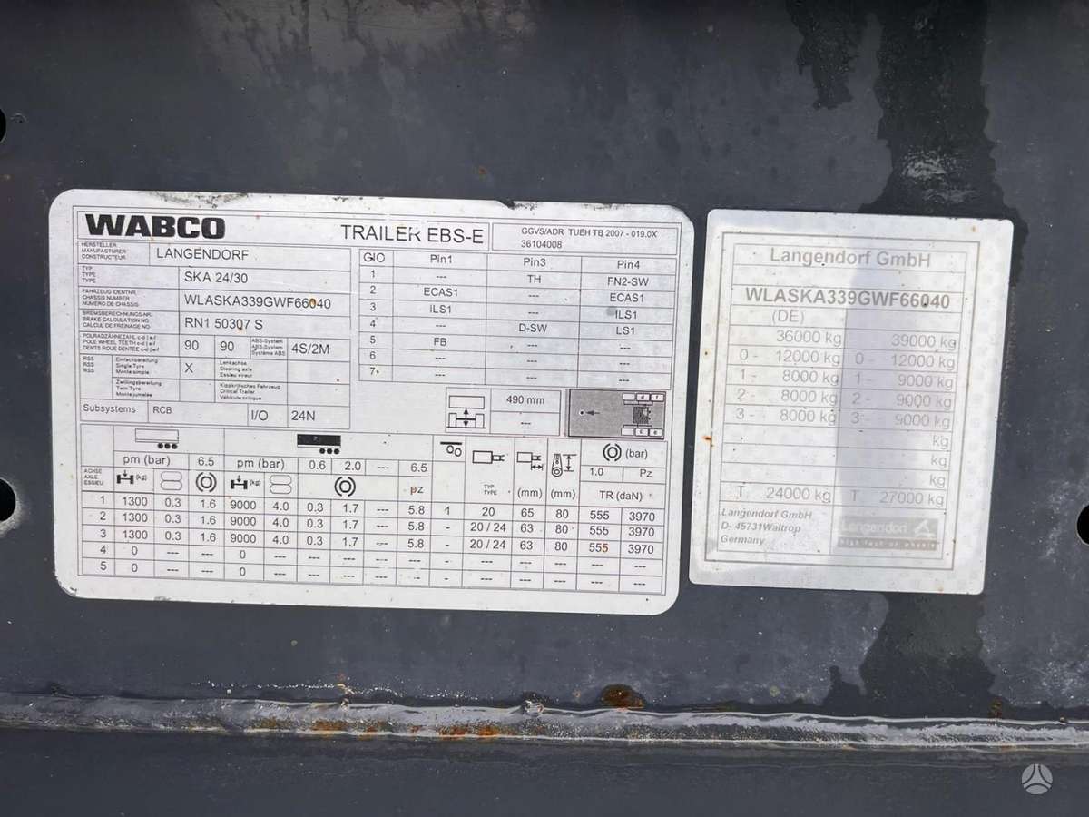 Langendorf SKA 24/30, dumper / tipper