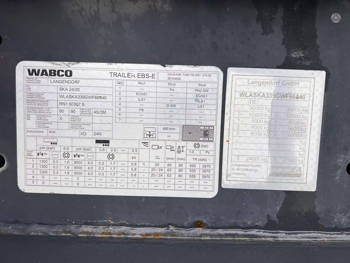 Langendorf SKA 24/30, самосвалы