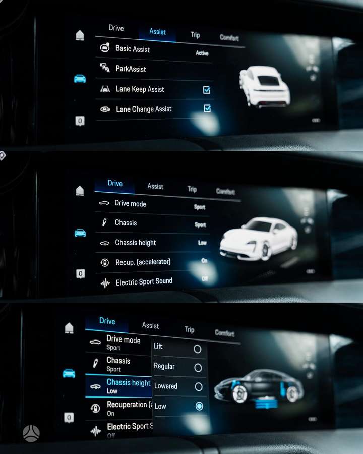 Porsche Taycan, Хэтчбек