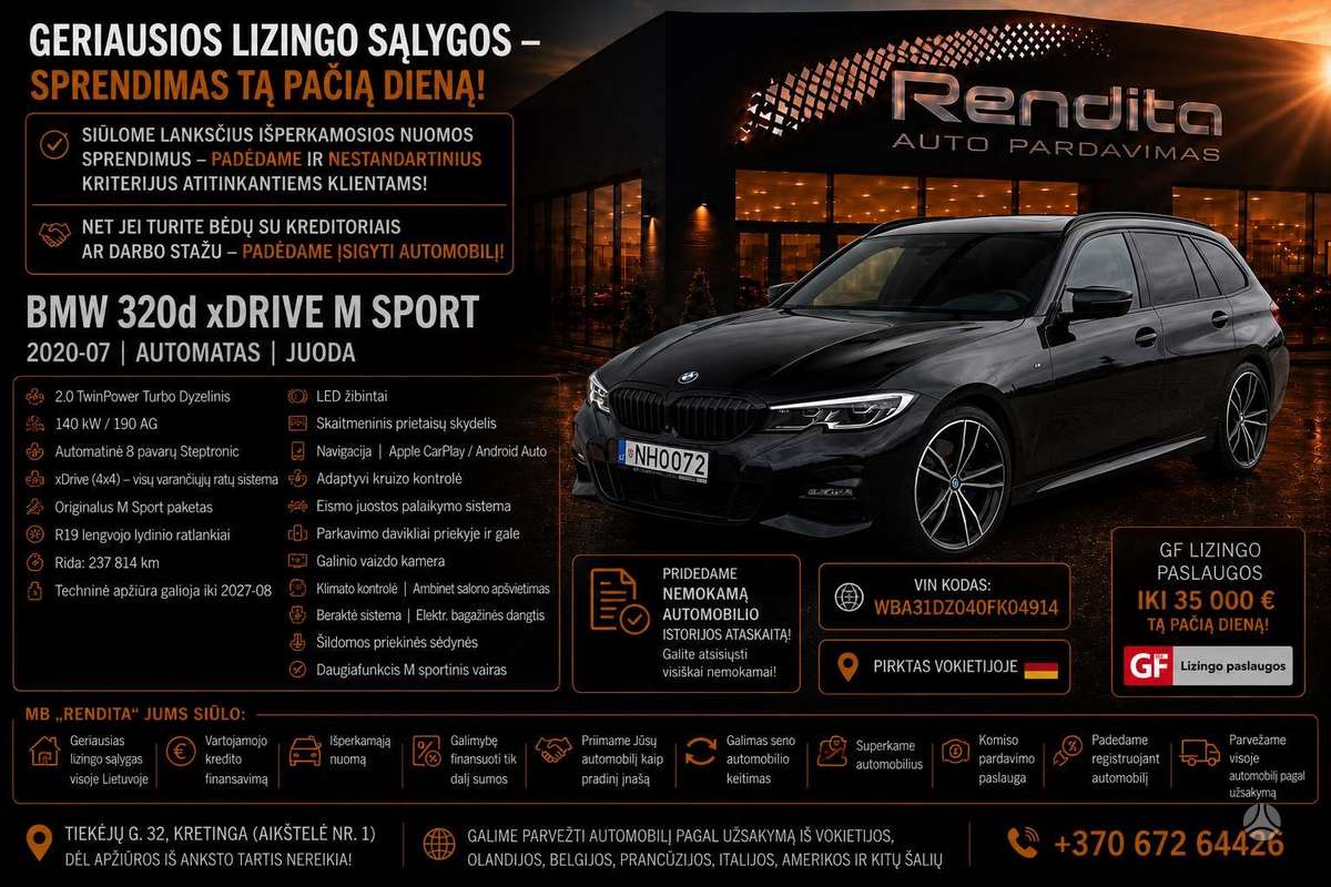 BMW 320, 2.0 l., wagon