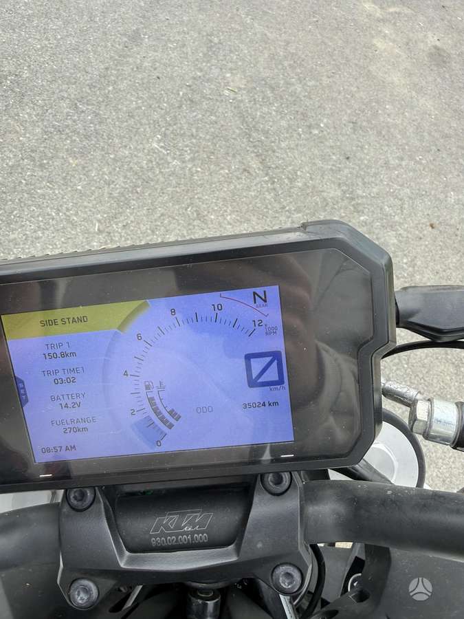 KTM Duke 125cc, street / classic