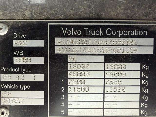 Volvo FH500 (MEGA)+ADR+HYDRAULICS, double sleeper