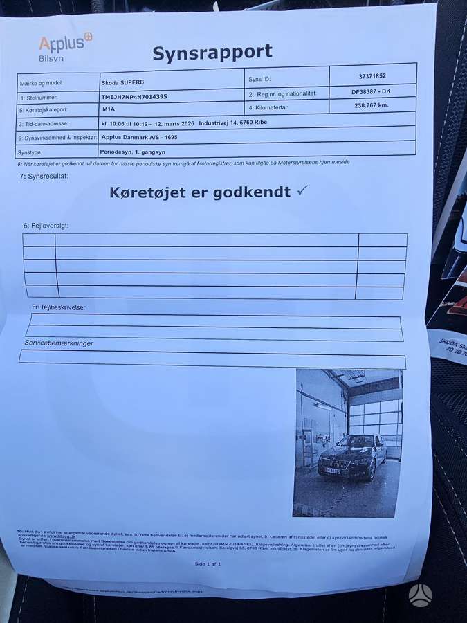 Skoda Superb, 2.0 l., Универсал