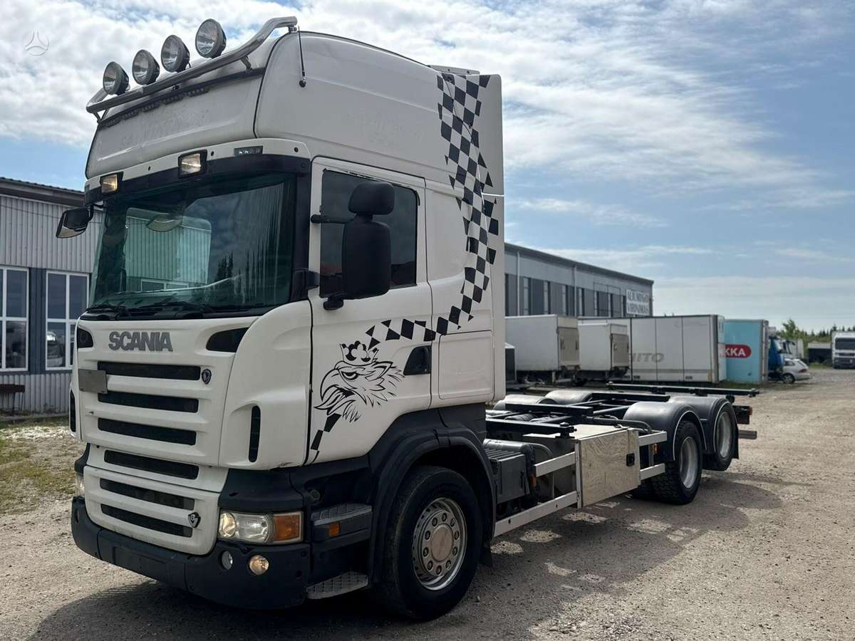 Scania R500 V8 PDE Retarder, container trucks