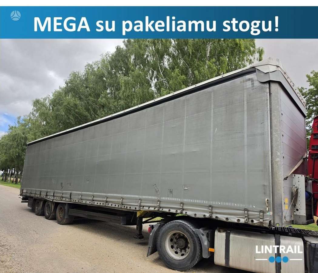 Schmitz MEGA pakeliamas stogas, užuolaidinės / tentinės