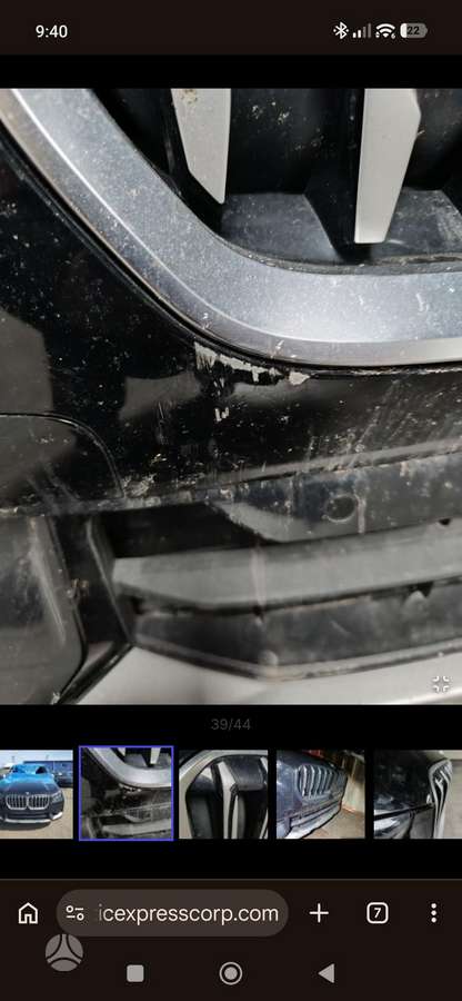 BMW X1 bumpers