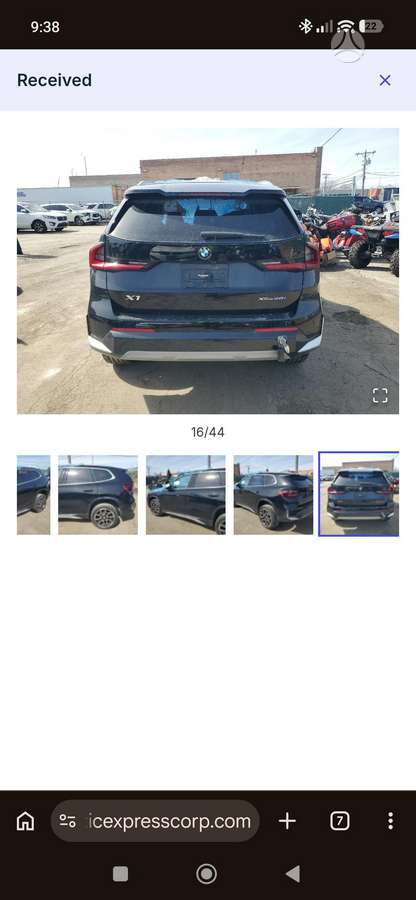 BMW X1 bumpers
