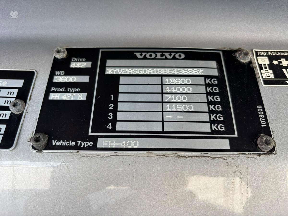 Volvo FH 400 4x2, single sleeper