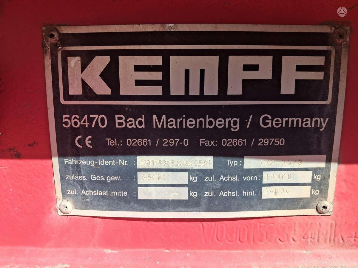 Kempf SKM 35/3, самосвалы