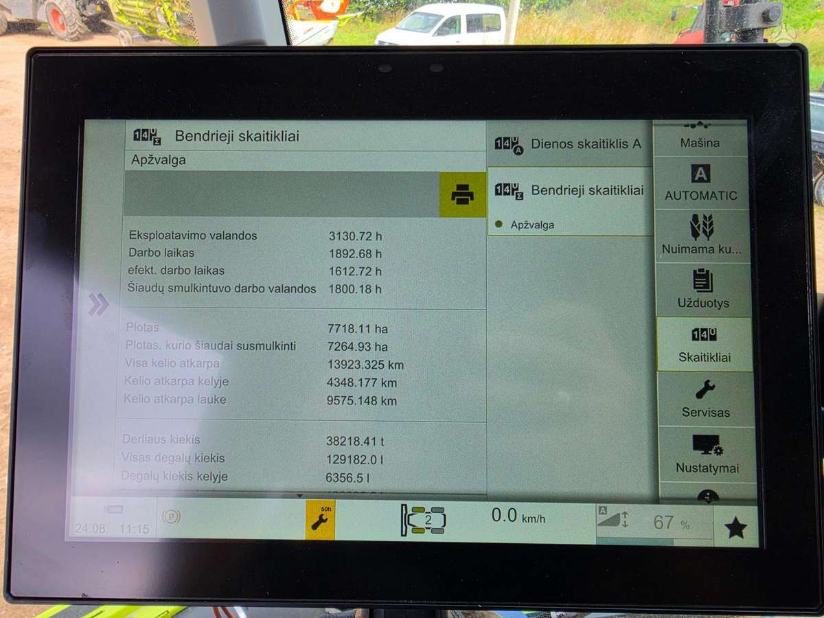 Claas Lexion 8700TT 4WD, combine harvesters