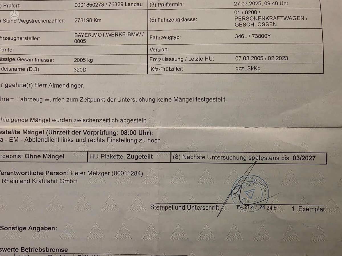 BMW 320, 2.0 l., Универсал