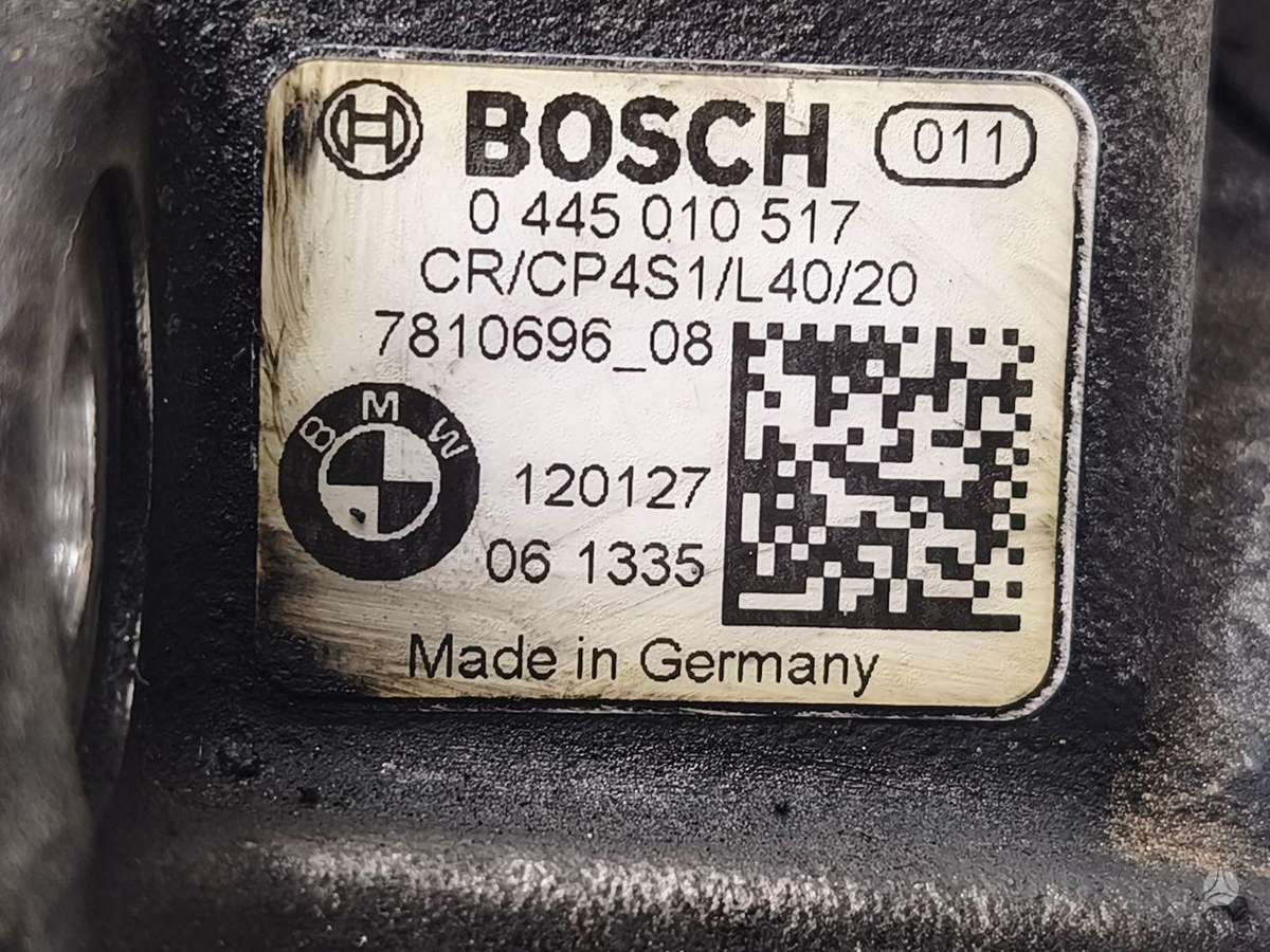BMW 120, 7810696, injection system