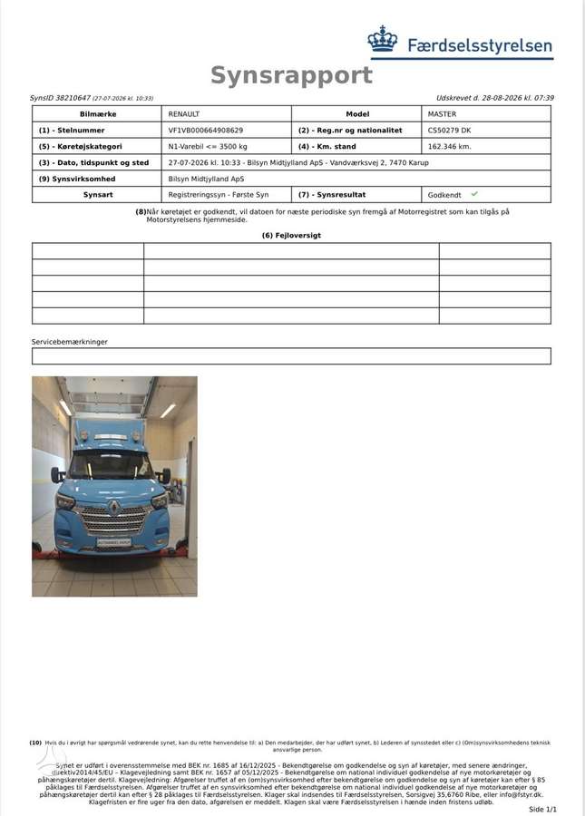 Renault Master, 2.3 l., cargo van