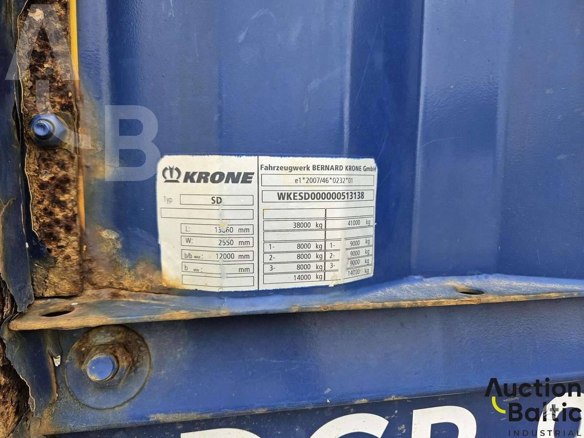 Krone MEGA-LINER, užuolaidinės / tentinės
