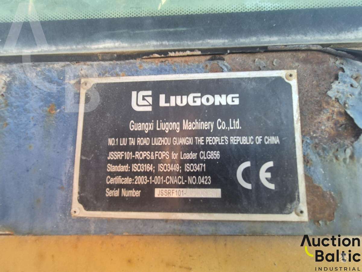 LIUGONG CLG 856 II, frontal loader