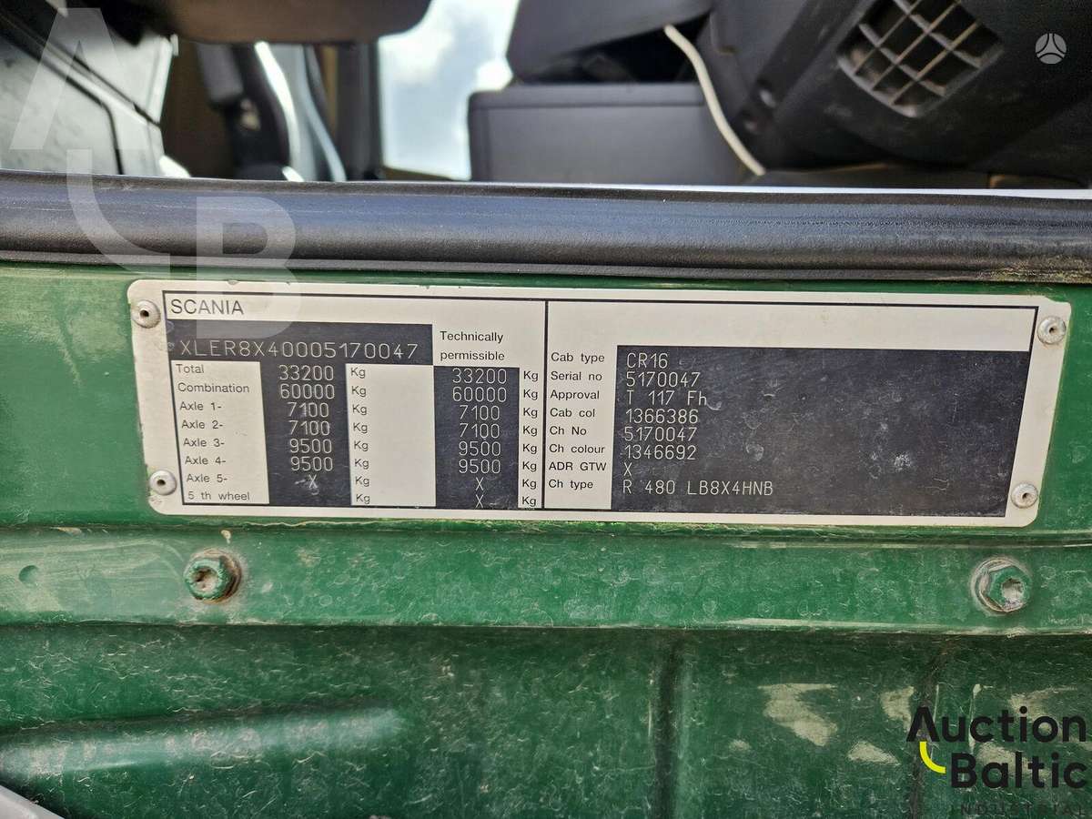 Scania R 480, dumpers / tippers
